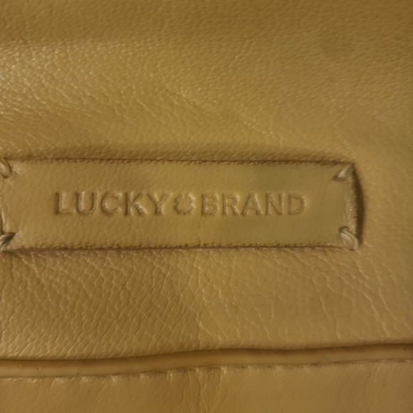Lucky Brand Tan Leather  Shoulder Bag‎ Purse - Picture 2 of 9